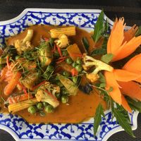 Vegetable curry  at Spinach in Khao Lak