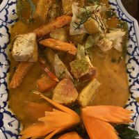 Pa Nang curry   at Spinach in Khao Lak