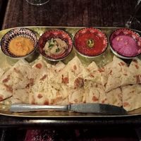 Mix dips platter at Sephardim in Warners Bay