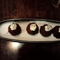 Zucchini and carrot fritters at Sephardim in Warners Bay