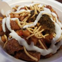 Tikka chikin taster (@Tyneside vegan festival) at Parallel7 in Bishop Auckland