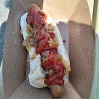 Seitan xl hot dog at No Baloney UK in Nottingham