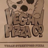Flyer at Vegan Pizza Co. in Cardiff