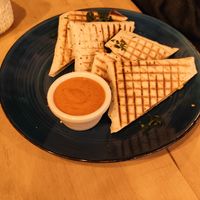 Lentil tortilla with vegetables at Warzywniak in Wroclaw