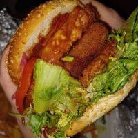 Burger "Drwal" at Warzywniak in Wroclaw