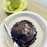 Tartaleta de chocolate  at Omphalos in Arequipa