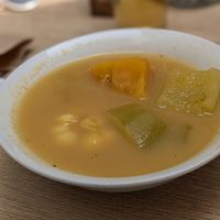 Soup "Pumpkin" (Part of Menu del Dia) at Omphalos in Arequipa