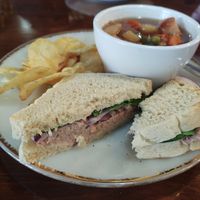 Jackfruit chikn salad at Curiosi-Tea House in Mankato