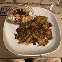 Mushroom and salad daily menu at Haiku in Palermo