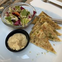 Chickpea omelette   at Haiku in Palermo