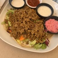 Seitan with sauces on a crepe €13  at Haiku in Palermo