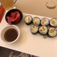Vegan sushi €11  at Haiku in Palermo