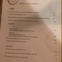 Menu at Haiku in Palermo