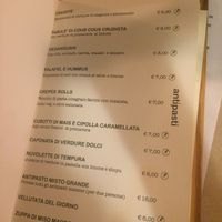 menu at Haiku in Palermo