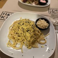 Spaghetti alla carbonara   at Haiku in Palermo