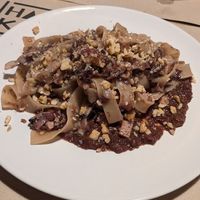 Pappardelle with radicchio at Haiku in Palermo