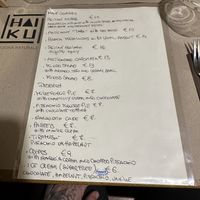   at Haiku in Palermo