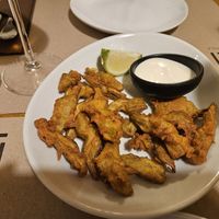 Tempura artichokes at Haiku in Palermo