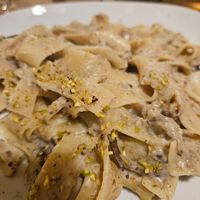 Mushroom pasta at Haiku in Palermo