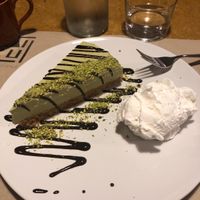 Pistachio cake at Haiku in Palermo