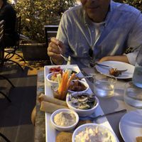 The sampler appetizer plate. Get to try it all! at Haiku in Palermo