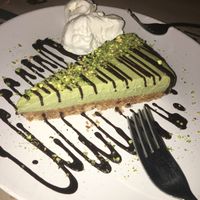 pistachio cheesecake at Haiku in Palermo
