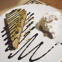 Pistachio cake at Haiku in Palermo