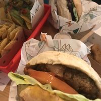 Burger menu at La Trocadero in Barcelona