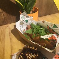 totally vegan and delicious  at La Trocadero in Barcelona