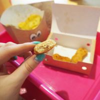 Vegan nuggets  at La Trocadero in Barcelona