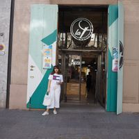 Outside  at La Trocadero in Barcelona