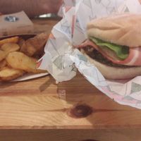 'Bacon' burger at La Trocadero in Barcelona