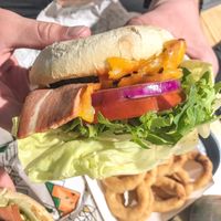 Vegan Burger at La Trocadero in Barcelona