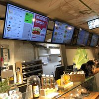 Menu/counter at La Trocadero in Barcelona