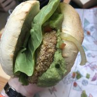 Tex Mex burger  at La Trocadero in Barcelona