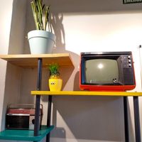 retro :) at La Trocadero in Barcelona