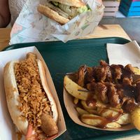 Food at La Trocadero in Barcelona