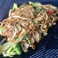 Drunk noodles at Pineapple Village in Gilroy