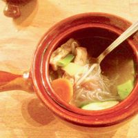 Vegetable soup with tofu  at Thai Thai in Koblenz