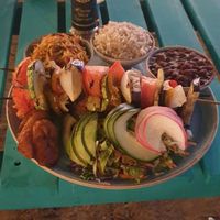 Vegan kebab at Noguis in Tamarindo