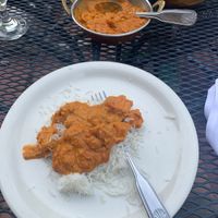 Sweet potato something... i know its vegan at Namaste India in Arvada