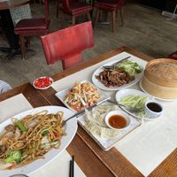 Variety of dishes   at Saigon68 in Sheffield