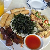 Veggie platter at Saigon68 in Sheffield