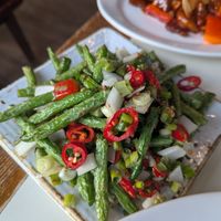 French salt and pepper beans at Saigon68 in Sheffield