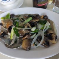 Mushrooms in spring onion and ginger sauce at Saigon68 in Sheffield