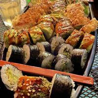 Barco de sushi 40 piezas at Kappa Sushi in La Fortuna