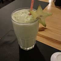 Virgen green lagoon (coconut and mint)  at Kappa Sushi in La Fortuna