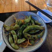 Spicy Edamame at Kappa Sushi in La Fortuna