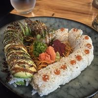 Love heart presentation ♥️  at Kappa Sushi in La Fortuna