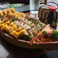 Vegan Sushi Boat at Kappa Sushi in La Fortuna